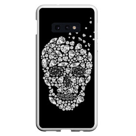 Чехол для Samsung S10E с принтом Diamond skull в Рязани, Силикон | Область печати: задняя сторона чехла, без боковых панелей | Тематика изображения на принте: background | black | death | diamond skull | drawing | graphics | hal | hearts | precious stones | symbol | wealth | богатство | бриллиантовый | графика | день мертвых | драгоценные | камни | мексика | праздник | рисунок | сердца | символ | фон |