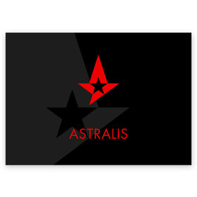 Поздравительная открытка с принтом ASTRALIS в Рязани, 100% бумага | плотность бумаги 280 г/м2, матовая, на обратной стороне линовка и место для марки
 | Тематика изображения на принте: action | astralis | awp | counter strike | cs go | cs go global offensive | cybersport | faze clan | game | gamer | hyper beast | shooter | skin | team liquid | киберспорт | оружие | скины