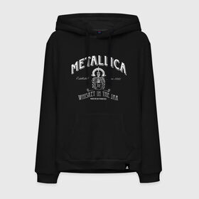 Мужская толстовка хлопок с принтом Metallica в Рязани, френч-терри, мягкий теплый начес внутри (100% хлопок) | карман-кенгуру, эластичные манжеты и нижняя кромка, капюшон с подкладом и шнурком | heavy metal | metal | metallica | группы | метал | металлика | музыка | рок | трэш метал | хєви метал