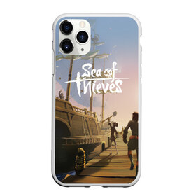 Чехол для iPhone 11 Pro матовый с принтом Sea of Thieves в Рязани, Силикон |  | blade | captain | game | hat | ken | pirate | sea of thieves | snake | sword | tatoo | woman | игры | пираты