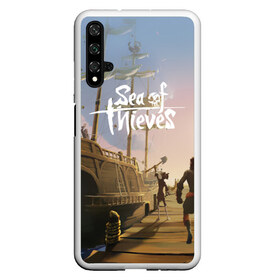 Чехол для Honor 20 с принтом Sea of Thieves в Рязани, Силикон | Область печати: задняя сторона чехла, без боковых панелей | blade | captain | game | hat | ken | pirate | sea of thieves | snake | sword | tatoo | woman | игры | пираты