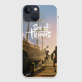 Чехол для iPhone 13 mini с принтом Sea of Thieves в Рязани,  |  | blade | captain | game | hat | ken | pirate | sea of thieves | snake | sword | tatoo | woman | игры | пираты