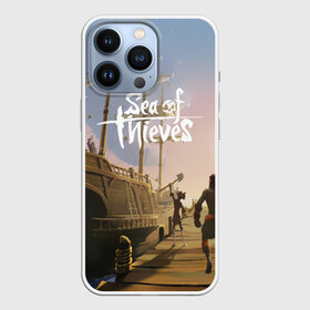 Чехол для iPhone 13 Pro с принтом Sea of Thieves в Рязани,  |  | Тематика изображения на принте: blade | captain | game | hat | ken | pirate | sea of thieves | snake | sword | tatoo | woman | игры | пираты