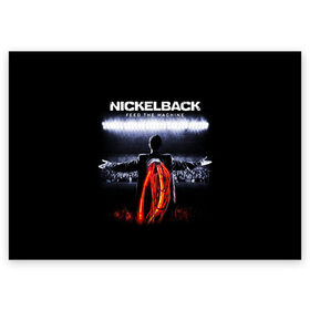 Поздравительная открытка с принтом Nickelback в Рязани, 100% бумага | плотность бумаги 280 г/м2, матовая, на обратной стороне линовка и место для марки
 | dark horse | feed the machine | nickelback | no fixed adress | группы | метал | музыка | никлбэк | рок | хард рок | чед крюгер