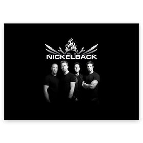 Поздравительная открытка с принтом Nickelback в Рязани, 100% бумага | плотность бумаги 280 г/м2, матовая, на обратной стороне линовка и место для марки
 | dark horse | feed the machine | nickelback | no fixed adress | группы | метал | музыка | никлбэк | рок | хард рок | чед крюгер