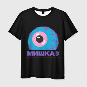 Мужская футболка 3D с принтом Mishka NYC в Рязани, 100% полиэфир | прямой крой, круглый вырез горловины, длина до линии бедер | addict | keep watch | mishka | mishkanyc | nyc | ski patrol crewneck | tessa violet | бренд | мишка | стритвер | тесса виолет | уличная мода | урбан стаил