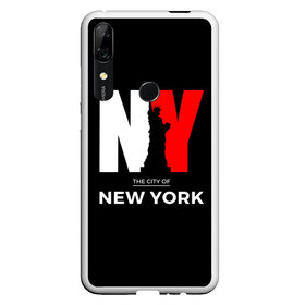 Чехол для Honor P Smart Z с принтом New York City в Рязани, Силикон | Область печати: задняя сторона чехла, без боковых панелей | Тематика изображения на принте: america | city | large | liberty | new york | sculpture | statue | symbol | usa | америка | большие | буквы | город | графика | жизни | иллюстрация | искусство | мода | нью йорк | рисунок | свободы | силуэт | символ | скульптура | статуя