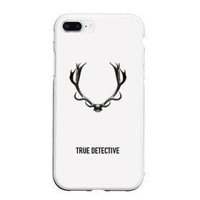 Чехол для iPhone 7Plus/8 Plus матовый с принтом True Detective в Рязани, Силикон | Область печати: задняя сторона чехла, без боковых панелей | carcosa | true detective | каркоса | криминал | мистика | настоящий детектив | раст коул | религия | ритуал | рога | символ | эзотерика