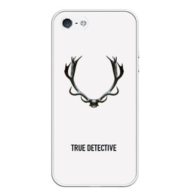 Чехол для iPhone 5/5S матовый с принтом True Detective в Рязани, Силикон | Область печати: задняя сторона чехла, без боковых панелей | carcosa | true detective | каркоса | криминал | мистика | настоящий детектив | раст коул | религия | ритуал | рога | символ | эзотерика