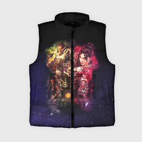 Женский жилет утепленный 3D с принтом Apex Legends в Рязани,  |  | apex | apexlegends | battle | fall | legends | royale | titan | titanfall | апекс | битва | игра | игры | королевская | легенд | легендс | легенды | лого | меха | мехи | онлайн | роботы | символ | титанфол | шутер