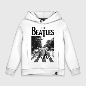 Детское худи Oversize хлопок с принтом The Beatles в Рязани, френч-терри — 70% хлопок, 30% полиэстер. Мягкий теплый начес внутри —100% хлопок | боковые карманы, эластичные манжеты и нижняя кромка, капюшон на магнитной кнопке | beatles | the beatles | битлз | битлс | битлы | группы | джон леннон | джордж харрисон | легенды | музыка | пол маккартни | ринго старр | рок