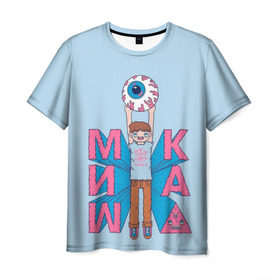 Мужская футболка 3D с принтом MISHKA NYC в Рязани, 100% полиэфир | прямой крой, круглый вырез горловины, длина до линии бедер | Тематика изображения на принте: addict | keep watch | mishka | mishkanyc | nyc | ski patrol crewneck | tessa violet | бренд | мишка | стритвер | тесса виолет | уличная мода | урбан стаил