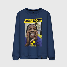 Мужской свитшот хлопок с принтом A$AP ROCKY в Рязани, 100% хлопок |  | aap | asap | mob | rap | rocky | testing | асап | банда | моб | раким | реп | роки | рэп | рэпер | тестинг | эйсап | эсап