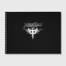 Альбом для рисования с принтом Judas Priest в Рязани, 100% бумага
 | матовая бумага, плотность 200 мг. | judas priest | metal | rock | группы | метал | музыка | рок | хард рок | хэви метал