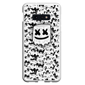 Чехол для Samsung S10E с принтом MARSHMELLO в Рязани, Силикон | Область печати: задняя сторона чехла, без боковых панелей | Тематика изображения на принте: fortnite marshmello | friend marshmello | happy marshmello | marshmallow anne | marshmello | marshmello bastille | marshmello marie | spotlight marshmello.