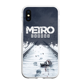 Чехол для iPhone XS Max матовый с принтом METRO EXODUS в Рязани, Силикон | Область печати: задняя сторона чехла, без боковых панелей | Тематика изображения на принте: 2033 | artem | exodus | fps | game | games | last | light | metro | moscow | russia | shooter | stalker | winter | артем | зима | игра | игры | исход | метро | москва | последнее | россия | сталкер | убежище | шутер