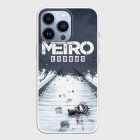 Чехол для iPhone 13 Pro с принтом METRO: EXODUS в Рязани,  |  | Тематика изображения на принте: 2033 | artem | exodus | fps | game | games | last | light | metro | moscow | russia | shooter | stalker | winter | артем | зима | игра | игры | исход | метро | москва | последнее | россия | сталкер | убежище | шутер