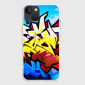 Чехол для iPhone 13 с принтом Неоновые надписи в Рязани,  |  | grafity | paint | street art | urban | город | граффити | искусство | кирпичи | краски | рисунки | стена | улицы | уличное искусство