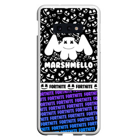 Чехол для Samsung S10E с принтом FORTNITE MARSHMELLO в Рязани, Силикон | Область печати: задняя сторона чехла, без боковых панелей | Тематика изображения на принте: fortnite marshmello | friend marshmello | happy marshmello | marshmallow anne | marshmello | marshmello bastille | marshmello marie | spotlight marshmello.