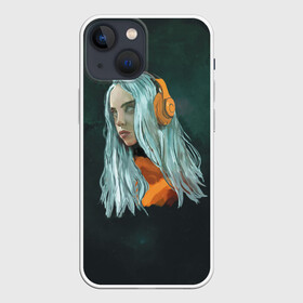 Чехол для iPhone 13 mini с принтом Billie в Рязани,  |  | billie eilish | lovely | music | ocean eyes | pop | билли айлиш | девушка | музыка | океан | поп | эйлиш | элиш