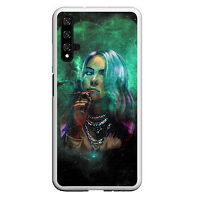 Чехол для Honor 20 с принтом Billie Eilish Space в Рязани, Силикон | Область печати: задняя сторона чехла, без боковых панелей | billie eilish | lovely | music | ocean eyes | pop | билли айлиш | девушка | музыка | океан | поп | эйлиш | элиш