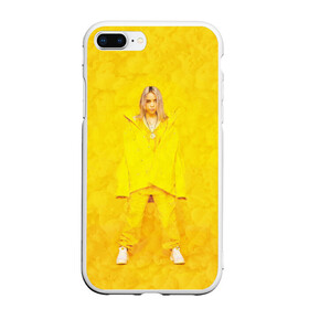 Чехол для iPhone 7Plus/8 Plus матовый с принтом Yellow Billie в Рязани, Силикон | Область печати: задняя сторона чехла, без боковых панелей | billie eilish | lovely | music | ocean eyes | pop | билли айлиш | девушка | музыка | океан | поп | эйлиш | элиш