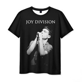 Мужская футболка 3D с принтом Joy Division в Рязани, 100% полиэфир | прямой крой, круглый вырез горловины, длина до линии бедер | ian curtis | joy division | joy division unknown pleasures | love will tear us apart | группы | иэн кёртис | пост панк | рок