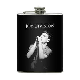 Фляга с принтом Joy Division в Рязани, металлический корпус | емкость 0,22 л, размер 125 х 94 мм. Виниловая наклейка запечатывается полностью | ian curtis | joy division | joy division unknown pleasures | love will tear us apart | группы | иэн кёртис | пост панк | рок