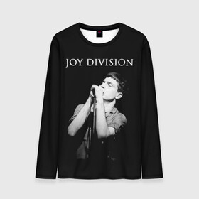 Мужской лонгслив 3D с принтом Joy Division в Рязани, 100% полиэстер | длинные рукава, круглый вырез горловины, полуприлегающий силуэт | ian curtis | joy division | joy division unknown pleasures | love will tear us apart | группы | иэн кёртис | пост панк | рок