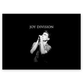 Поздравительная открытка с принтом Joy Division в Рязани, 100% бумага | плотность бумаги 280 г/м2, матовая, на обратной стороне линовка и место для марки
 | Тематика изображения на принте: ian curtis | joy division | joy division unknown pleasures | love will tear us apart | группы | иэн кёртис | пост панк | рок