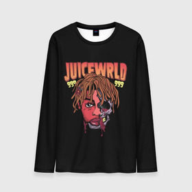 Мужской лонгслив 3D с принтом Juice WRLD в Рязани, 100% полиэстер | длинные рукава, круглый вырез горловины, полуприлегающий силуэт | dreams | jucie | juice | lucid | rap | world | wrld | американский | ворлд | врлд | джус | реп | репер | рэп | рэпер