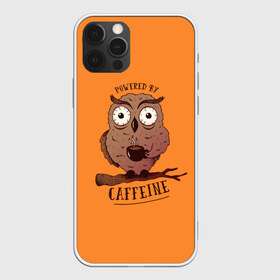 Чехол для iPhone 12 Pro Max с принтом Сова в Рязани, Силикон |  | caffeine | coffee | owl | кафе | кофе | кофеин | сова | совы