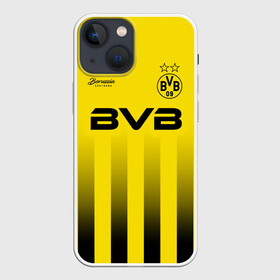 Чехол для iPhone 13 mini с принтом Боруссия Дортмунд в Рязани,  |  | borusse | borussia | borussia dortmund | bvb | dortmund | schwarzgelben | боруссия | боруссия дортмунд | бундеслига | германия | дортмунд | дортмундcкая боруссия | жёлто ченрые | форма | футбол | футболист | футбольная