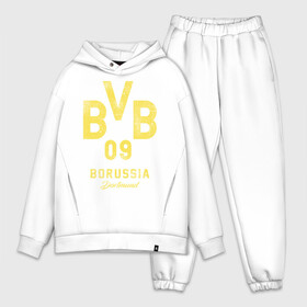 Мужской костюм хлопок OVERSIZE с принтом Боруссия Дортмунд в Рязани,  |  | borusse | borussia | borussia dortmund | bvb | dortmund | schwarzgelben | боруссия | боруссия дортмунд | бундеслига | германия | дортмунд | дортмундcкая боруссия | жёлто ченрые | форма | футбол | футболист | футбольная