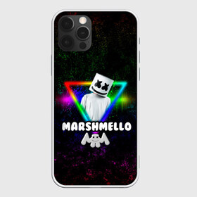 Чехол для iPhone 12 Pro Max с принтом Marshmello в Рязани, Силикон |  | Тематика изображения на принте: christopher | comstock | dj | dotcom | friends | marshmallow | marshmello | usa | диджей | друзья | комсток | крис | маршмэллоу | продюсер | сша