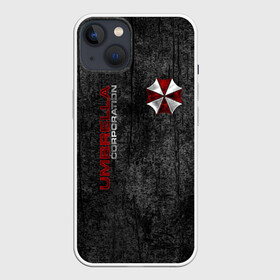 Чехол для iPhone 13 с принтом Umbrella corporation в Рязани,  |  | biohazard | evil | project alice | r.p.d | resident | амбрелла | вирус g | вирус т | грандж | зомби | зонт | йовович | клэр | леон | милла | обитель зла | умбрелла | элис