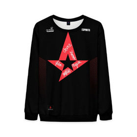 Мужской свитшот 3D с принтом Astralis (Jersey 2019) в Рязани, 100% полиэстер с мягким внутренним слоем | круглый вырез горловины, мягкая резинка на манжетах и поясе, свободная посадка по фигуре | Тематика изображения на принте: 0x000000123 | 2019 | astralis | csgo | yersey | автограф | асталис | ксго