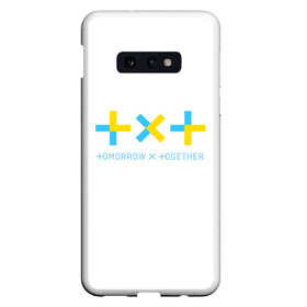 Чехол для Samsung S10E с принтом TOMORROW X TOGETHER TXT в Рязани, Силикон | Область печати: задняя сторона чехла, без боковых панелей | Тематика изображения на принте: bighit | blackpink | bts | girls’ generation | got7 | k pop | kpop | super junior | tomorrow x together | txt | к поп | кейпоп | корейская группа | корейская музыка