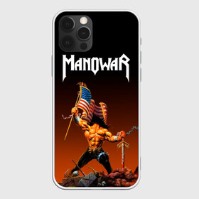 Чехол для iPhone 12 Pro с принтом MANOWAR в Рязани, силикон | область печати: задняя сторона чехла, без боковых панелей | manowar | manowar 2019 | manowar warriors | manowar world | группа manowar | концерт manowar. | мановар