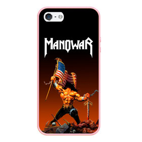 Чехол для iPhone 5/5S матовый с принтом MANOWAR в Рязани, Силикон | Область печати: задняя сторона чехла, без боковых панелей | manowar | manowar 2019 | manowar warriors | manowar world | группа manowar | концерт manowar. | мановар