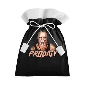 Подарочный 3D мешок с принтом The Prodigy в Рязани, 100% полиэстер | Размер: 29*39 см | Тематика изображения на принте: prodigy | the | бигбит | брейкбит | дарование | кит флинт | максим реалити | продиджи | синтипанк | техно | чудо