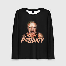 Женский лонгслив 3D с принтом The Prodigy в Рязани, 100% полиэстер | длинные рукава, круглый вырез горловины, полуприлегающий силуэт | prodigy | the | бигбит | брейкбит | дарование | кит флинт | максим реалити | продиджи | синтипанк | техно | чудо