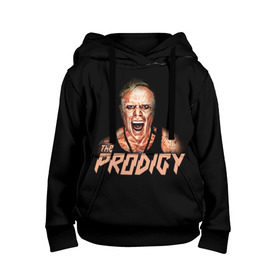 Детская толстовка 3D с принтом The Prodigy в Рязани, 100% полиэстер | двухслойный капюшон со шнурком для регулировки, мягкие манжеты на рукавах и по низу толстовки, спереди карман-кенгуру с мягким внутренним слоем | prodigy | the | бигбит | брейкбит | дарование | кит флинт | максим реалити | продиджи | синтипанк | техно | чудо