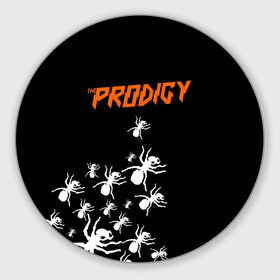 Коврик круглый с принтом The Prodigy в Рязани, резина и полиэстер | круглая форма, изображение наносится на всю лицевую часть | flint | keith | kit | prodigy | кит | продиджи | продижи | протиджи | флинт