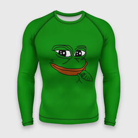 Мужской рашгард 3D с принтом Pepe в Рязани,  |  | bad | dab | frog | good | kek | make pepe great again | pepe | sad | sad frog | vote for pepe | кек | лягушка | мем | мемы | пепе | со смыслом | фрог