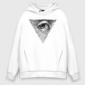 Мужское худи Oversize хлопок с принтом eye в Рязани, френч-терри — 70% хлопок, 30% полиэстер. Мягкий теплый начес внутри —100% хлопок | боковые карманы, эластичные манжеты и нижняя кромка, капюшон на магнитной кнопке | Тематика изображения на принте: black | eye | minimalism | money | philosophy | pyramid | raster | supreme | usa | white | белый | глаз | деньги | доллар | минимализм | пирамида | растр | сша | философия | черный