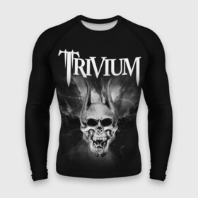 Мужской рашгард 3D с принтом Trivium в Рязани,  |  | trivium | грув метал | группы | метал | музыка | рок | тривиум | трэш метал | хеви метал