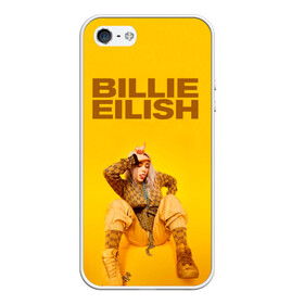 Чехол для iPhone 5/5S матовый с принтом Billie Eilish в Рязани, Силикон | Область печати: задняя сторона чехла, без боковых панелей | ailish | billi | billie eilish | bury a friend | copycat | crown | dont smile at me | lovely | music | my boy | party favor | pop | били | билли айлиш | музыка | певица | поп | эйлиш