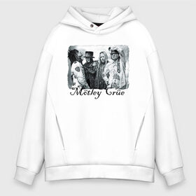 Мужское худи Oversize хлопок с принтом Motley Crue в Рязани, френч-терри — 70% хлопок, 30% полиэстер. Мягкий теплый начес внутри —100% хлопок | боковые карманы, эластичные манжеты и нижняя кромка, капюшон на магнитной кнопке | Тематика изображения на принте: 1981 год | dark | hard rock | los angeles | motley crue | винс нил | вокал | глэм металл | глэм рок | лос анджелес | мик марс | музыка | никки сикс | пение | рок | рок группа | томми ли | трэш | улет | хард рок