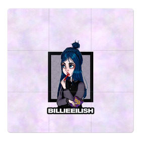 Магнитный плакат 3Х3 с принтом Billie Eilish в Рязани, Полимерный материал с магнитным слоем | 9 деталей размером 9*9 см | at | billie | don’t | eilish | electronic | eyes | me | music | ocean | pirate | smile | synthpop | usa | айлиш | билли | музыка | пайрэт | синти поп | сша | электронная | электропоп